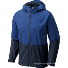 high quality sports windbreaker nylon fabric hoodie  jacket men